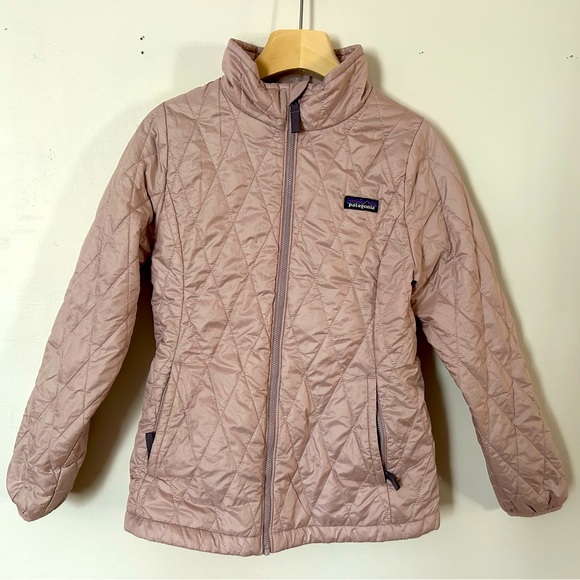 Patagonia girls nano puff jacket. Size L 12. - Picture 1 of 5